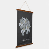 Blume Bouquet Personalisiert Wandteppich Mit Holzrahmen (Gewinkelt)