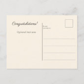 Blume Bouquet Postcard Postkarte (Rückseite)