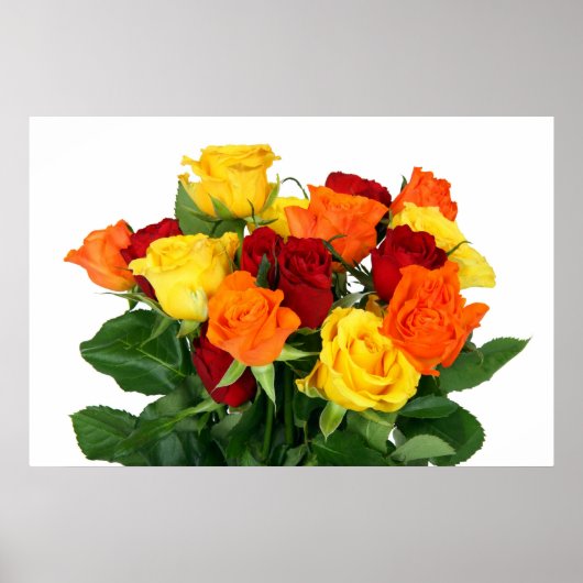Blume Bouquet Poster (Vorne)