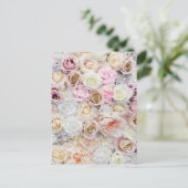 Blume Bouquet Postkarte (Stehend Vorderseite)