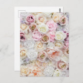 Blume Bouquet Postkarte (Vorne/Hinten)