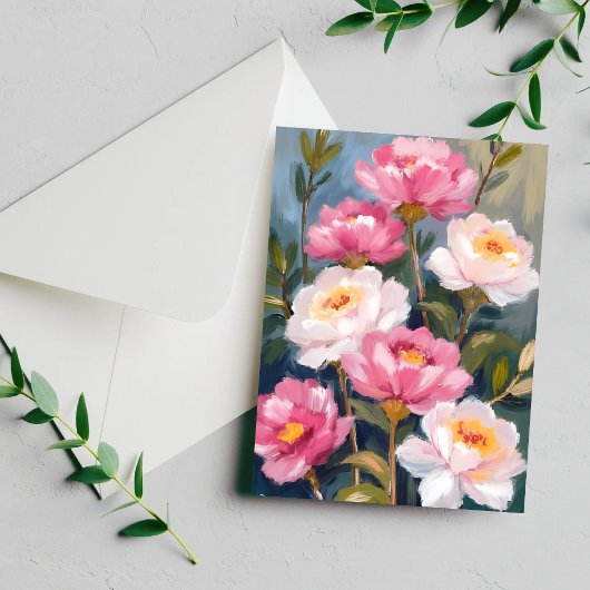 Blume Bouquet Postkarte