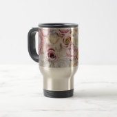 Blume Bouquet Reisebecher (Vorderseite Links)