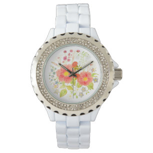 Blume Bouquet Rose e-Watch Armbanduhr