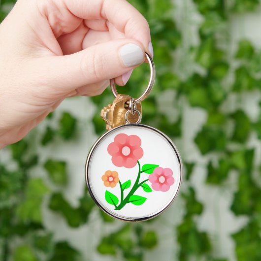 BLUME BOUQUET SCHLÜSSELANHÄNGER (Hand)
