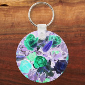 Blume Bouquet Schlüsselanhänger (Vorderseite)