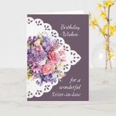 Blume Bouquet Schwiegervater Geburtstagskarte Karte (Gelbe Blume)