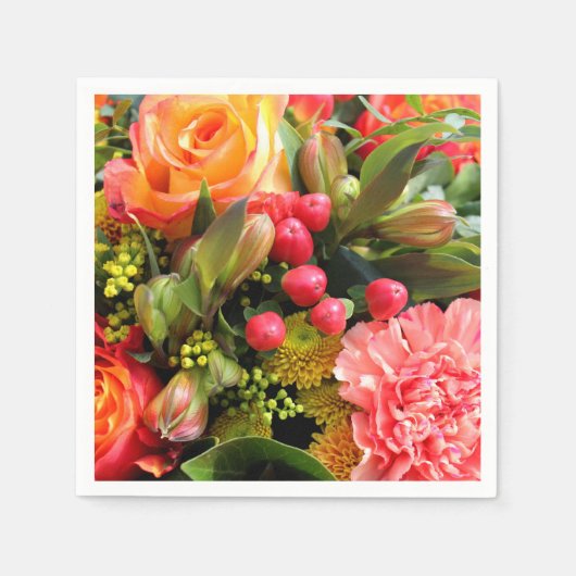 Blume Bouquet Serviette (Vorderseite)