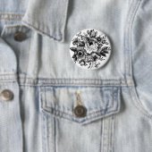 Blume Bouquet Silhouette Button (Beispiel)