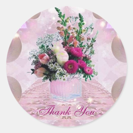 Blume Bouquet Sticker (Vorderseite)