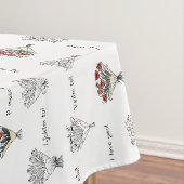 Blume Bouquet Tablecloth Tischdecke (Beispiel)