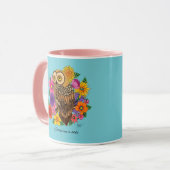 Blume Bouquet Tasse (Vorderseite Links)