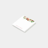 Blume Bouquet Template Elegant Modernes Design Post-it Klebezettel (angewinkelt)