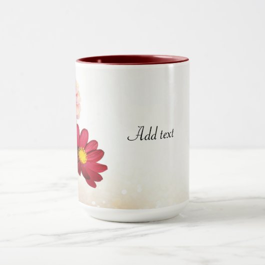 Blume Bouquet TEMPLATE, Tasse (Zentrum)