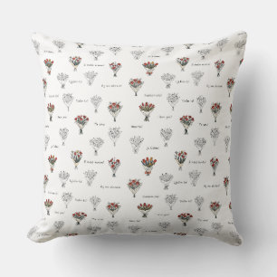 Blume Bouquet Throw Kissen: Ideal für jedes Zimmer Kissen