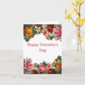 Blume Bouquet Valentinstag Karte (Gelbe Blume)