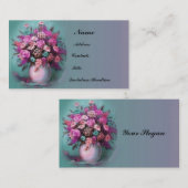 Blume Bouquet Visitenkarte (Vorne/Hinten)