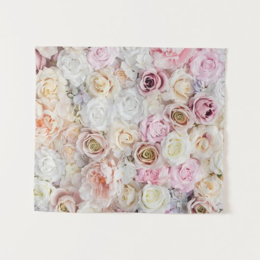 Blume Bouquet Wandteppich (Vorderseite (Horizontal))