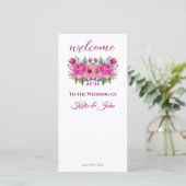 Blume Bouquet-Wedding - Aquarellfarbe - (Stehend Vorderseite)