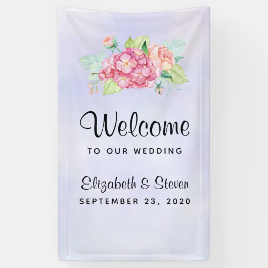 Blume Bouquet Wedding Banner (Vertikal)