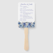 Blume Bouquet-Wedding: Fächer (Rückseite)