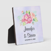 Blume Bouquet Wedding Fotoplatte (Vorderseite)