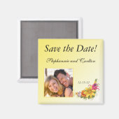 Blume Bouquet Wedding Magnet (Vorderseite/Rückseite)