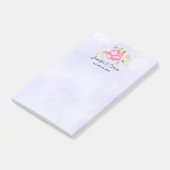 Blume Bouquet Wedding Post-it Klebezettel (angewinkelt)