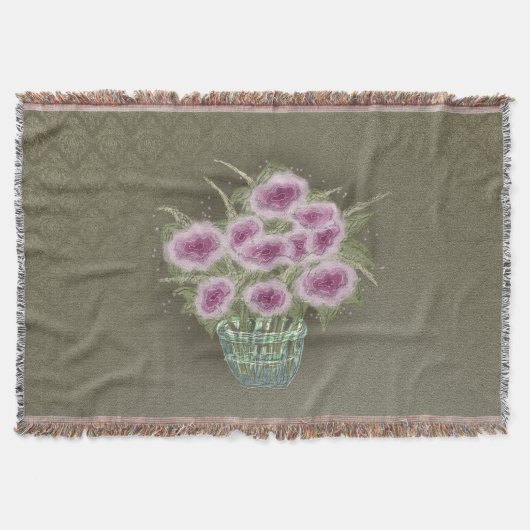 Blume Bouquet - Werftblanket Decke (Vorderseite)