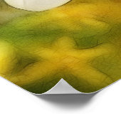 Blume Bouquet - White Daisy Poster (Ecke)
