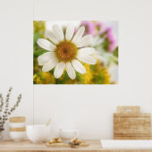 Blume Bouquet - White Daisy Poster (Küche)