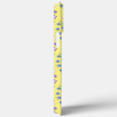 Blume Bouquet Yellow Monogram iPhone Case (Rückseite / Rechts)