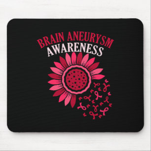 Blume Brain Aneurysm Aufklärung Monat Beilage Mousepad