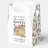 Blume-Brautparty des Bauern Wasserfarbe Geschenkschachtel (Geöffnet)