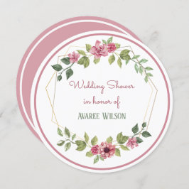 Blume Brautparty Einladung