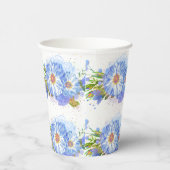 Blume Brautparty Pappbecher (Rechts)