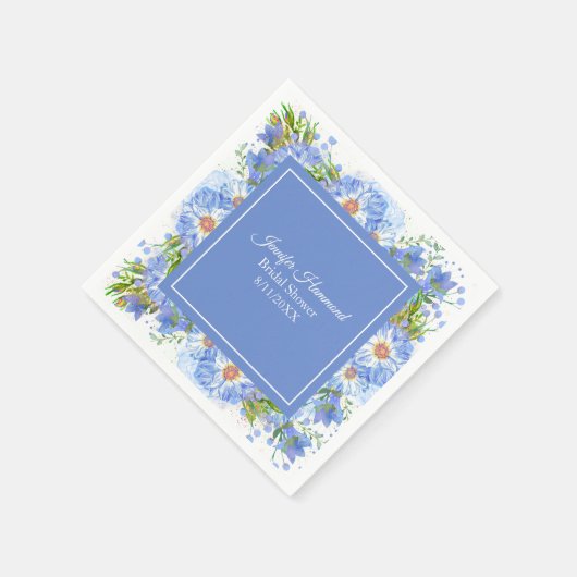 Blume Brautparty Serviette (Ecke)