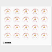 Blume Brautparty Sticker (Blatt)