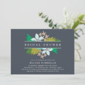 Blume Bridal Dusche Einladung (Stehend Vorderseite)