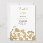 Blume Bridal Tee Party Brautparty Einladung (Vorderseite)