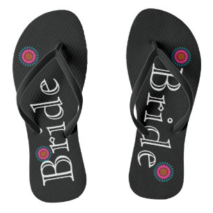Blume Bride Badesandalen