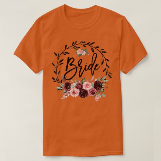 Blume Bride Brautparty Wedding Bachelorette Pa T-Shirt (Design vorne)