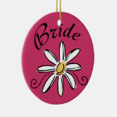 Blume Bride Keramik Ornament (Rechts)