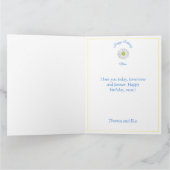 Blume Brief Mama Personalisiert Geburtstagskarte Karte (Innenseite)