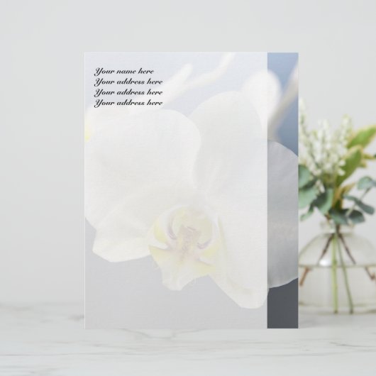 Blume Briefbogen (Stehend Vorderseite)