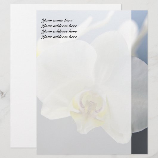 Blume Briefbogen (Vorne/Hinten)