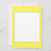 Blume Briefe Lehrerin Geschenk Dankeskarte (Rückseite)