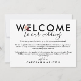 Blume Briefing Maroon Begrüßungsschreiben & Reiser