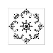 Blume-Briefmarke Gummistempel (Prägung)