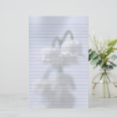 Blume Briefpapier (Stehend Vorderseite)